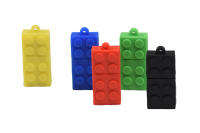 JASTER USB Flash Drives 2.0 En Cinco Colores Con Modelo De Bloques De Construcción De Silicona 64GB 32GB 16GB 8GB 4GB 128GB Memoria Stick U Disquete - details 4