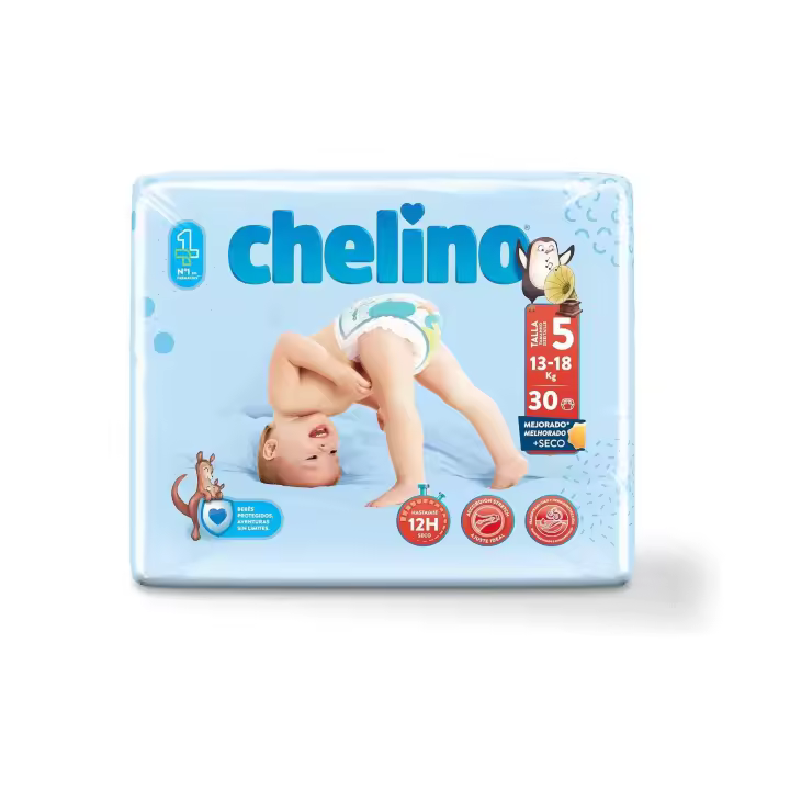 Pañal desechable Bebé Chelino Talla 5  13-18 kg 30 unidades - 1