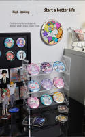 Estante De Exhibición Para Broches De Anime Organizador Multicapa Transparente Ecológico Plegable Para Almacenamiento De Coleccionables Y Broches - details 2