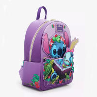 Nueva Mochila Mini De Disney Lilo & Stitch Con Stitch Leyendo Para Damas Mochila Casual Para Halloween Regalo Sorpresa - details 1