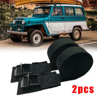 2Pcs Correa De Atado Rápido Con Hebilla Para Techo De Coche 250kg Polyester Para Remolques De Kayak Y Equipaje - details 3