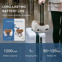 Almohada De Cuello Portátil En Forma De U Con Masajeador Eléctrico Y Calor Recargable Por USB Relajador De Músculos Del Hombro Y Cuellodetails 11