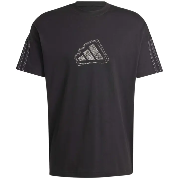 Camiseta de Manga Corta Adidas All Szn para hombre en color negro - 1