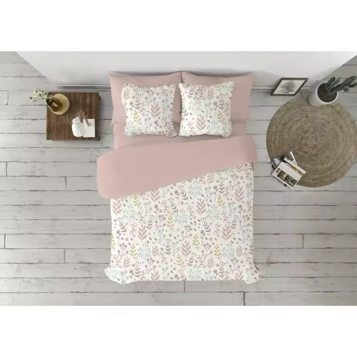 Juego de funda nórdica Pierre Cardin AURIN Rosa Cama de 150/160 3 Piezas - 1