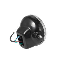Faros De Motocicleta Negro Faro Frontal Redondo 12V Luz Universal Para Honda Suzuki Yamaha Harley Cafe Racer Accesorios De Iluminación Para Vehículos - details 6