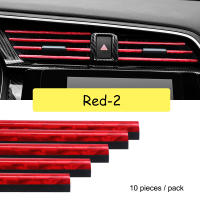 10 Piezas De Decoración Para Ventiladores De Aire De Coche En Cromo Estilo Mouluring U Shaped Accesorios Para Acondicionador De Aire Grille PVC Para Estilo De Coche - details 12
