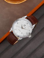 Reloj De Cuarzo De Lujo Para Hombre Con Correa De Cuero Reloj De Pulsera Deportivo Casual Con Calendario Estilo Business Regalo Para Novio - details 12