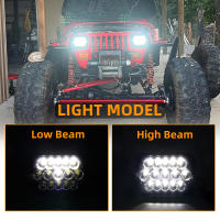 Faros LED 5x7" 7x6" H6054 H5054 Para Jeep Wrangler YJ Cherokee XJ Comanche MJ Savana S10 Blazer Express Van Instalación Directa Compatible Con Varios Modelos De Jeep - details 2