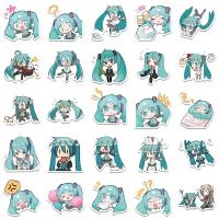 Packs De Pegatinas De Hatsune Miku 65pcs Impermeables Para Teléfono Móvil Decoración De Estación De Trabajo Y Diario Estilo Kawaii Para Laptop - details 2