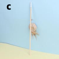 Nueva Juguete Para Gatos Palillo De Madera Con Plumas Y Campana Juguete Interactivo Para Mascotas Divertido Y Estimulante Para El Comportamiento De Los Gatos - details 7