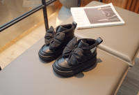 Botas De Nieve Para Niñas Moda Gran Lazo Diseño Princesa Calientes Con Almohadilla De Goma Cierre Con Gancho Zapatos Infantiles - details 9