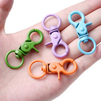 iYOE 5pcs Abrazaderas De Langosta Para Joyería Multicolor 20x43mm Encuentros Para DIY Llavero Conector De Mano Bolsa Muñeca Muñeco - details 4