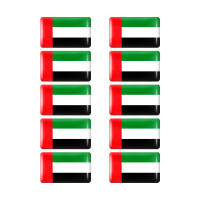 10pcs Etiquetas De Epoxy Para Decoración Interior De Coche Bandera De Emiratos Árabes Unidos Tailandia Holanda Rusia Brasil Italia Adhesivo Para Interiores De Automóviles - details 5