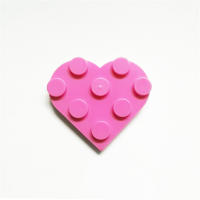 10pcs Bloques De Construcción Clásicos Accesorios Corazón Amoroso Juguetes Para Niñas Regalo De Acción De Gracias Y Navidad - details 7