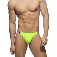 Bikini De Baño Para Hombre Briefs Mini Traje De Baño Efecto De Bulge Cup Swimsuit Shorts De Playa Briefs De Natación Estilo Gay - details 1