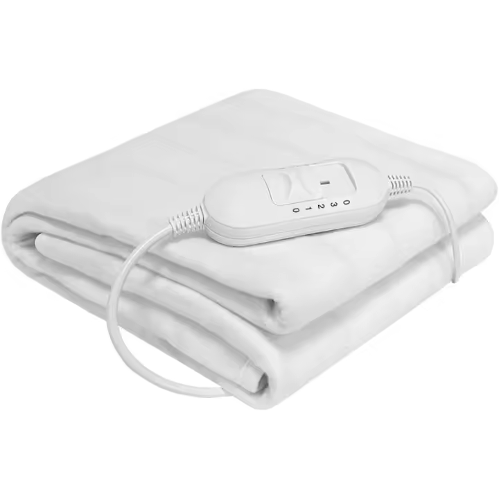 Shoppe house - Manta Eléctrica para Invierno Regulable en 4 Niveles de Temperatura. Calientacamas Térmico, Cálido y Eficiente con 60W de Potencia para Hogar, Cama, Sofá o Sillón 150x80 cm. - 1