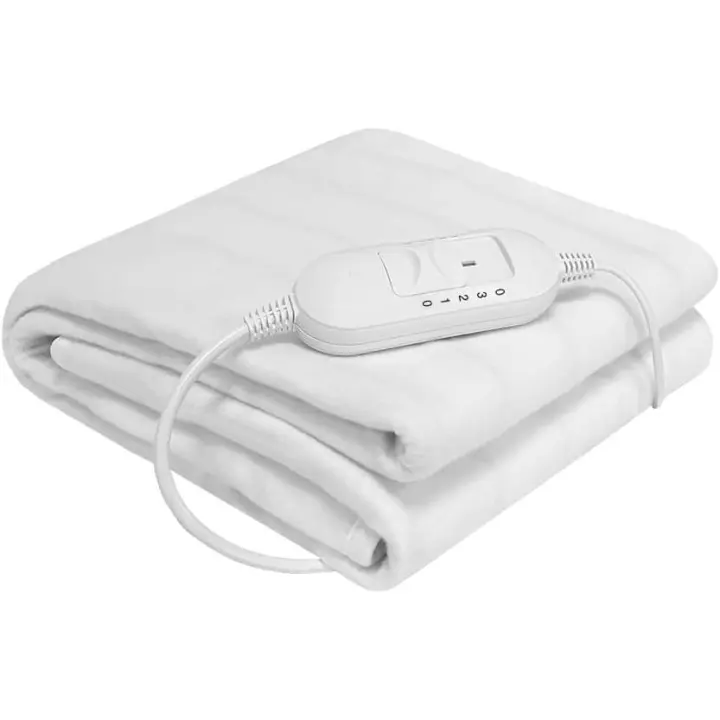 Shoppe house - Manta Eléctrica para Invierno Regulable en 4 Niveles de Temperatura. Calientacamas Térmico, Cálido y Eficiente con 60W de Potencia para Hogar, Cama, Sofá o Sillón 150x80 cm. - 1