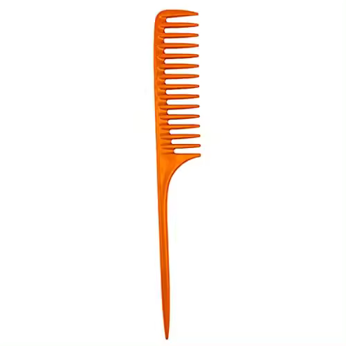 Peines de cola de rata de dientes anchos, peine de peluquería para mujeres, herramienta de peluquería antiestática, uso profesional en salones - 1
