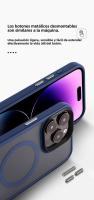 Funda De Carga Inalámbrica Magnética Magsafe Para iPhone 15 14 plus 13 12 11 pro Max Matte Antichoque Bumper Armadura Cubierta Rígida - details 7