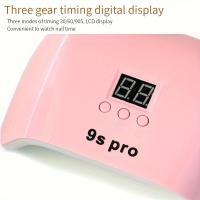 Secador De Uñas Trapezoidal 9SPro Lámpara LED UV Profesional Con Sensor Y Pantalla LCD Herramienta De Manicura - details 7