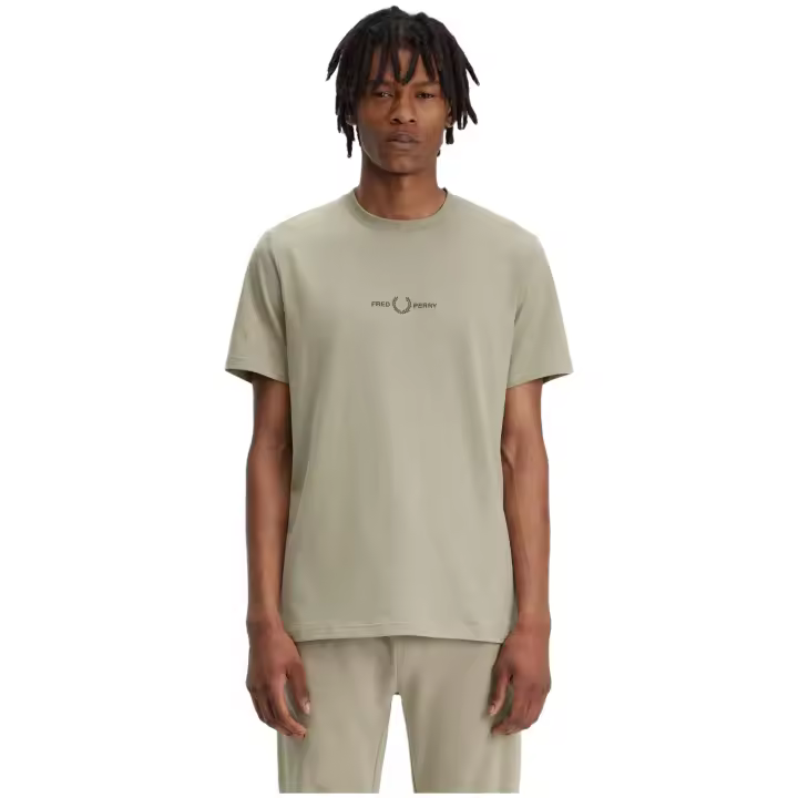 Camiseta de Manga Corta Fred Perry  para hombre en color verde - 1