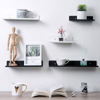 Estantes Flotantes Para Pared Sin Taladro Para Decoración De Habitaciones Almacenamiento De Plantas Y Arte En El Baño Y Cocina Organizador De Metal - details 2