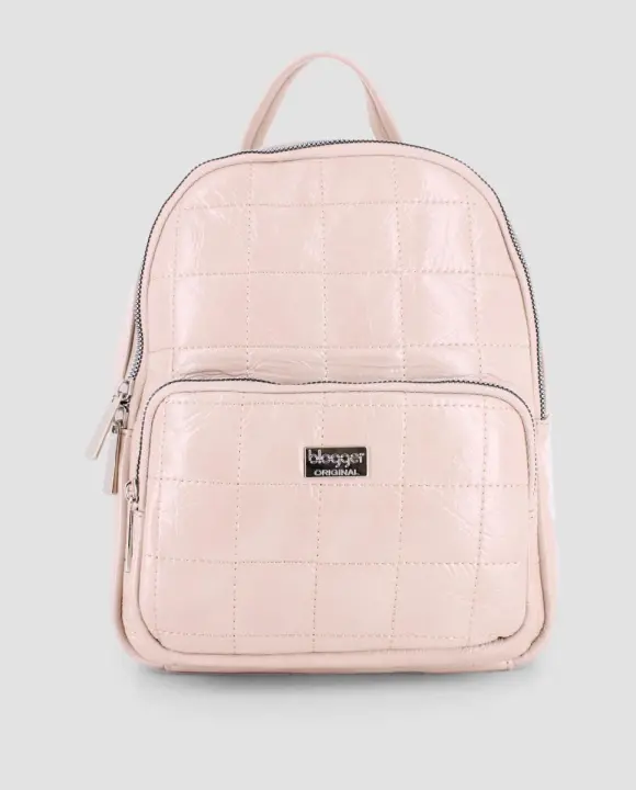 Blogger RITA Mochila de mujer rosa en polipiel 78601 - 1