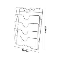 Organizador De Cocina Colgante De Pared Estante Para Cubiertos De Olla De Cinco Capas Metálico Libre De Rusticidad Multifuncional Rack De Almacenamiento Para Cubiertos De Olla - details 1