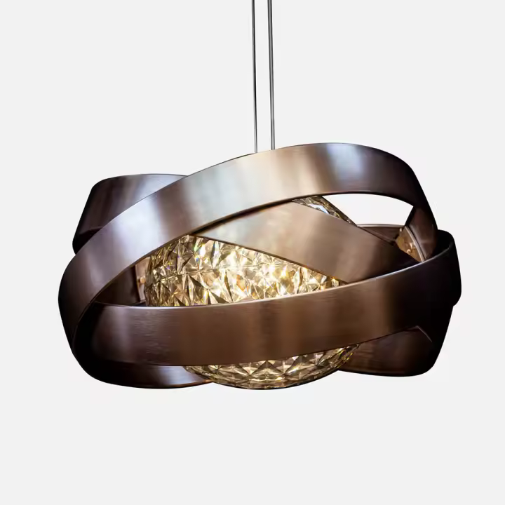 Lámpara de Techo Colgante Cosmic Embrace - Bombilla 18 W - Long. Max 120cm - Metal - AZABAK - 1