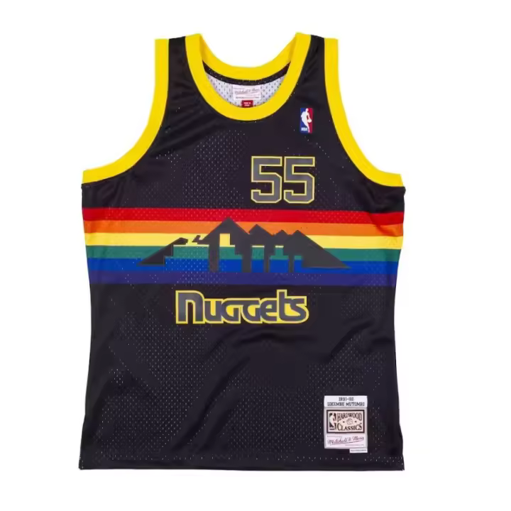 Camiseta Dikembe Mutombo Denver Nuggets NBA Reload Swingman de Mitchell and Ness. - 1