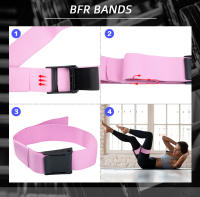 Banderas De Flujo Sanguíneo Restringido BFR Para Piernas Glúteos Caderas Ejercicio De Resistencia En La Sala De Gimnasio Equipamiento De Fitness - details 2