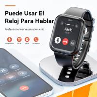 SOMY Reloj inteligente inalámbrico para llamadas, pantalla táctil completa, reproducción de música por voz, Adaptable al teléfono inteligente, recargable, deportes, ciclismo, correr - details 2