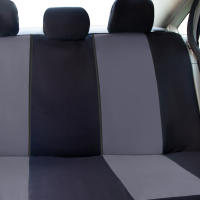 Juego completo de fundas de asiento de coche de tela de poliéster, estilo deportivo, Protector de asiento de coche Universal, se adapta a la mayoría de los coches SUV - details 3