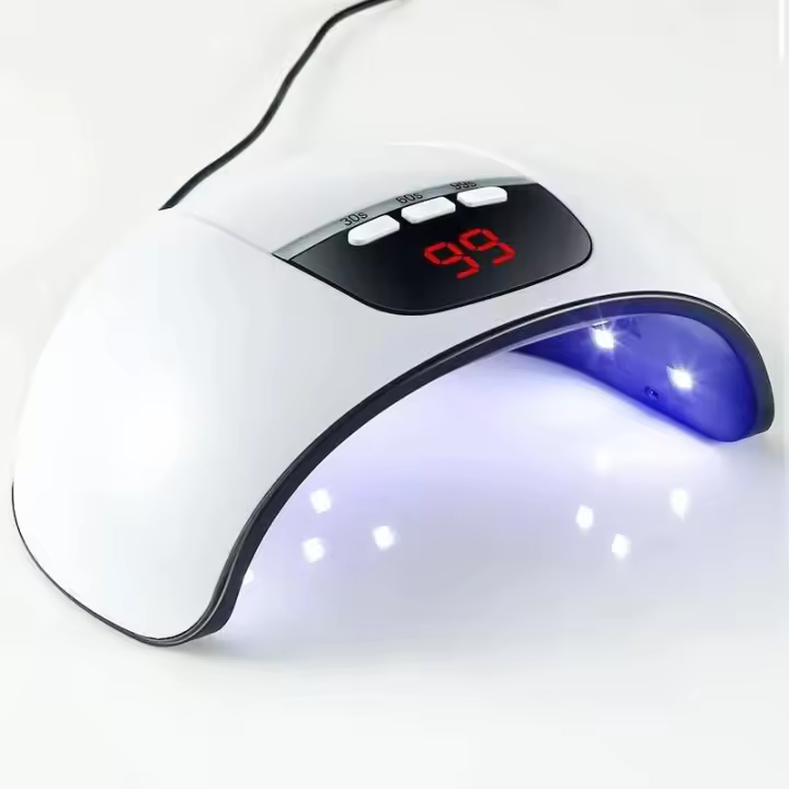 Secador De Uñas LED Simulado Al Sol Lámpara Profesional De Fototerapia Para Arte De Uñas Equipo De Salón De Belleza Tamaño 18*14*7cm Peso 0.195g - 1