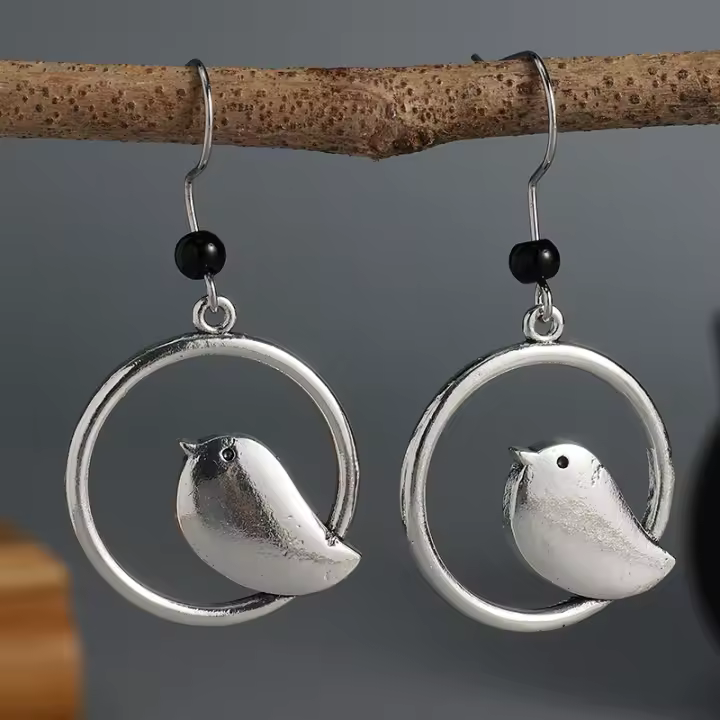 Pendientes Colgantes De Mariposa Bohemio Para Mujeres Y Niñas Joyería Única De Aleación Estilo Elegante Y Moderno - 1