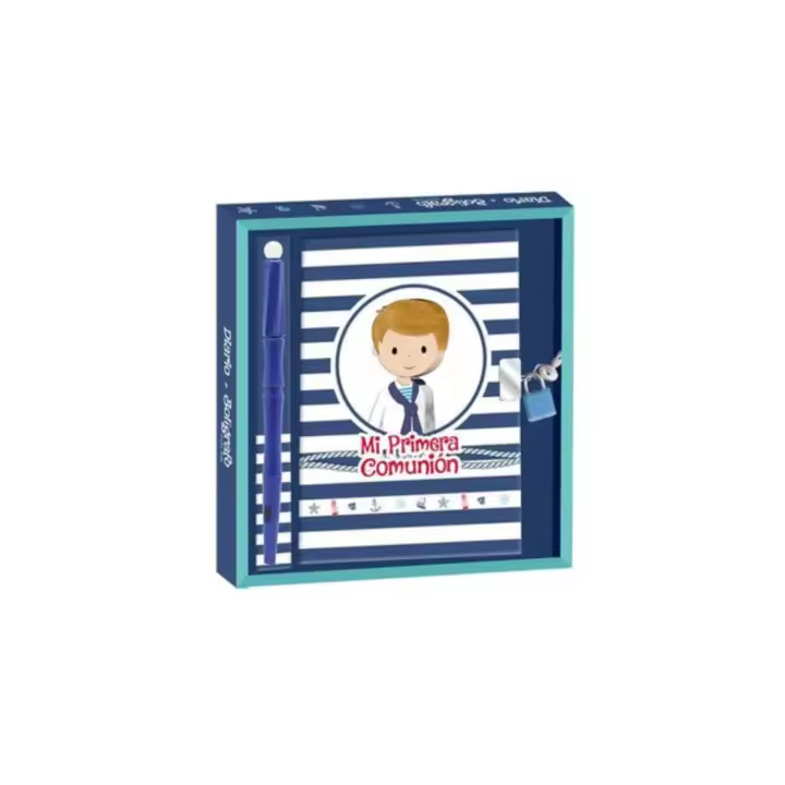 Set Diario Secreto "Mi Primera Comunión" para Niño – Confidencialidad y Diversión en un Recuerdo Especial - 1