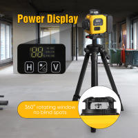 16 Lines 4D Laser Level Remote Control 4 Colors Beam 360° Horizontal ＆ Vertical Powerful Lines Laser Levels Power Display - details 3
