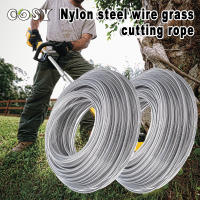 Línea De Cortacésped De Nylon 2.4mm/2.7mm/3mm/4mm 5m/10m/15m Para Maquinaria De Jardín Reemplazo De Cuerda De Acero - details 0