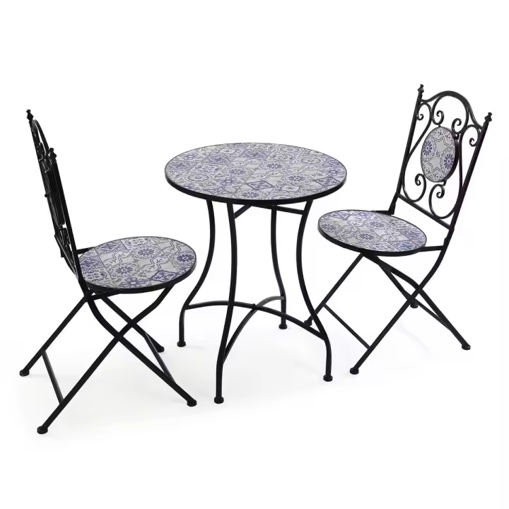 Conjunto de Mesa con 2 Sillas Versa Melo 60 x 71 x 60 cm - 1