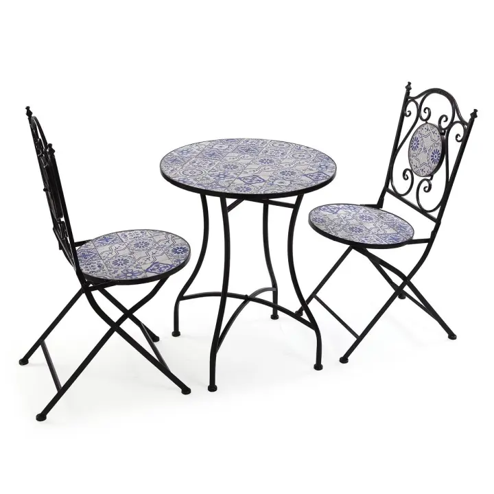 Conjunto de Mesa con 2 Sillas Versa Melo 60 x 71 x 60 cm - 1