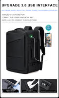 Mochila Multifuncional Fenruien Para Hombres Moda Negocios Clásica De Viaje Alta Calidad Ajuste Para Portátil De 17.3 Pulgadas - details 10