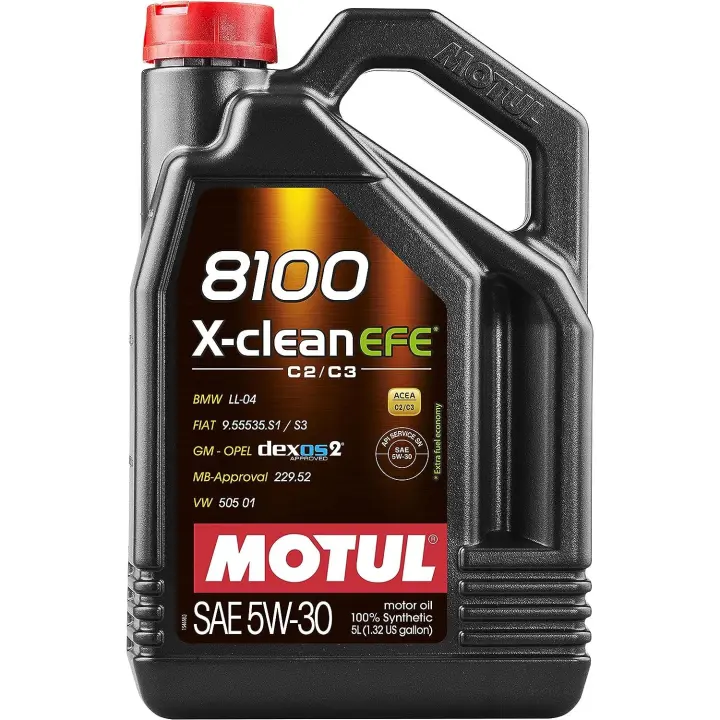 aceite motor Motul 8100 X-Clean EFE C2/C3 5W30 5 litros - 1
