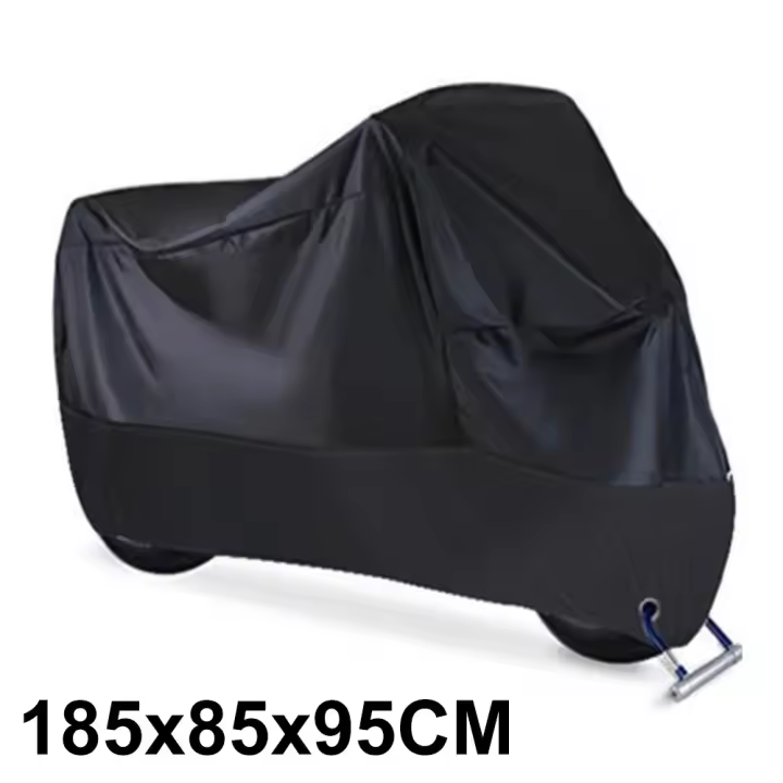 Cubierta De Motocicleta Impermeable 190T Protección Contra La Paja Y El Polvo Cubierta De Motorbike Resistente Al Desgaste Para Exterior - 1