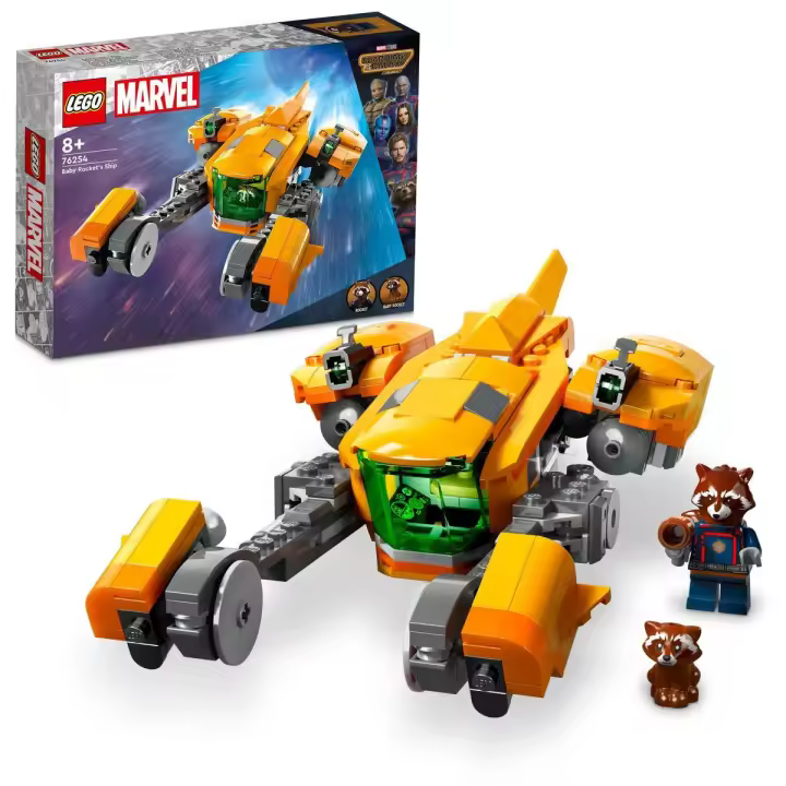 LEGO 76254 Marvel Nave de Baby Rocket Set de juguetes de construcción (330 piezas) - 1