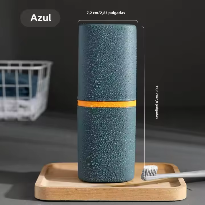 Estuche De Viaje Para Cepillo De Dientes 1pc Portátil Para Viajes Camping Viajes De Negocios Organizador De Desechos Dentales - 1