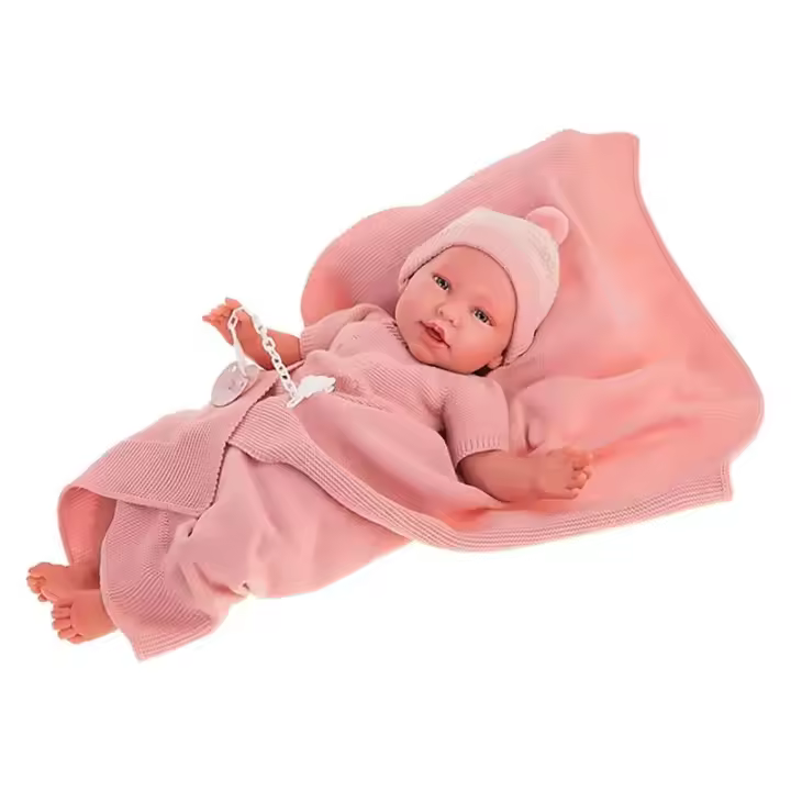 Muñeca Mi Primer Reborn Daniella con Toquilla 52 cm 81055 ANTONIO JUAN - 1