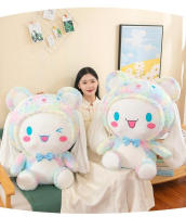 Muñeco De Peluche Grande Sanrio Kawaii Cinnamoroll Perro Cojín Almohada Animado De Dibujos Animados Regalo De Cumpleaños Para Niños Material Suave Y Seguro - details 7