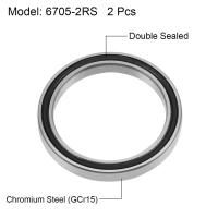 Rodamientos De Bolas Ultra Delgados Con Escudo De Goma 2/5pcs 608 6700 6701 6702 6703 6704 6705 6706 6707 6708 6709 6710 -2RS ZZ Para Mecánica Y Herramientas - details 21