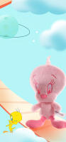 Nueva Película De Peluche De Looney Tunes Core De Color Rosa Muñeco De Algodón PP Para Adultos Y Adolescentes - details 5