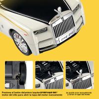 Modelo De Coche Rolls-Royce Phantom 1:32 En Escala Con 6 Puertas Abreables Y Función Retroceso Para Niños Colección De Juguetes De Metal Duraderos Con Luz Y Sonido - details 3
